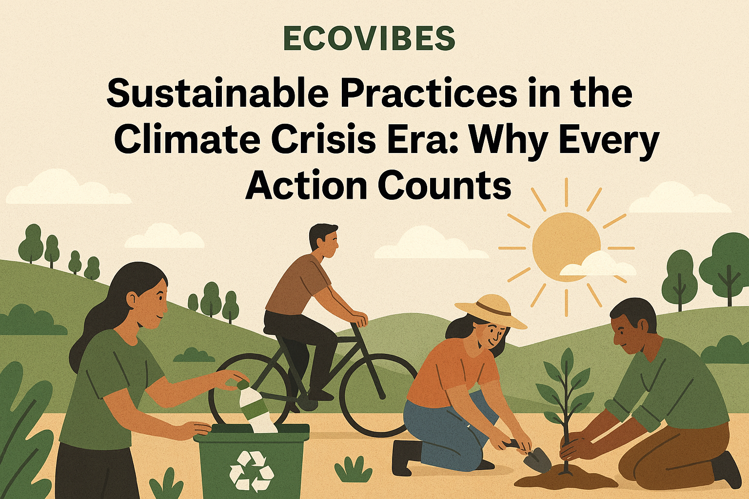  Sustainable Practices in the Climate Crisis Era: Why Every Action Counts